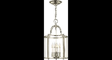 Moderne Plafondlamp - Steady Lighting - Metaal - Modern - E14 - L: 47cm - Voor Binnen - Woonkamer - Eetkamer - Blauw