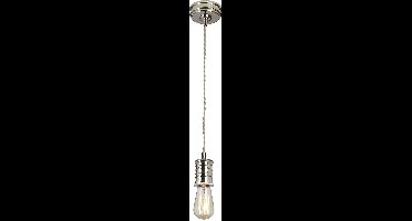 Landelijke Kroonluchter - Steady Lighting - Metaal - Landelijk - E14 - L: 63.5cm - Voor Binnen - Woonkamer - Eetkamer - Zilver