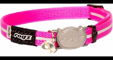 Rogz Alleycat Halsband - Kattenhalsband - Roze - 4.1 x 23.6 cm
