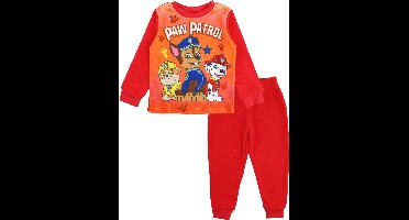 Paw Patrol- Kinderpyjama- Oranje- Fleece pyjama- Maat 92