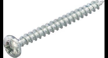 Hoenderdaal Spaanplaatschroef verzinkt cilinderkop PZ2 voldraad 4.0X16 (per 200 stuks)
