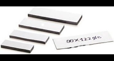 Inwell Magnetische etiketten wit (25mm x 65mm) 100 stuks