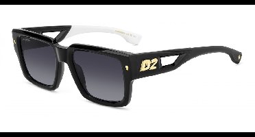 Dsquared2 D2 0143/S BLACK/GREY SHADED 53/19/145 Herrenbrillen Zonnebrillen