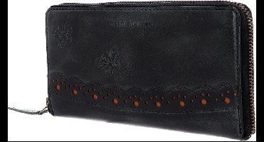 bruno banani Portemonnee Ziloo Zip Around Wallet Black Zwart