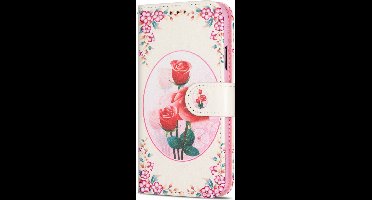 Hoesje Geschikt voor Huawei P30 pro Rico Vitello Print Wallet case/book case/hoesje (4)