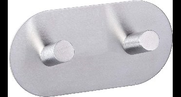 Wenko Wandhaak 10 Cm Rvs Matzilver