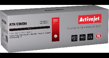 ActiveJet ATK-590BN Toner voor Kyocera-printer; Kyocera TK-590K vervanging; Opperste; 7000 pagina's; zwart.