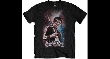 Jimi Hendrix Heren Tshirt -M- Galaxy Zwart