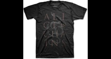 Alice In Chains - Snakes Heren T-shirt - S - Zwart