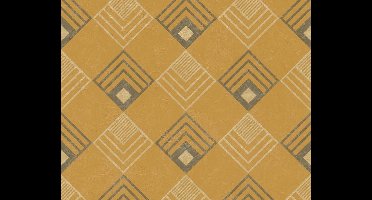 ART DECO BEHANG | Grafisch - oker geel beige grijs - A.S. Création New Life