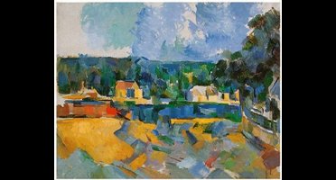 Kunstdruk Paul Cézanne - Uferlandschaft 71x56cm