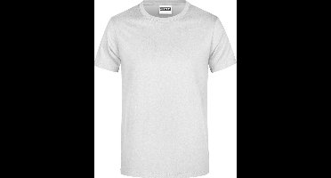 James And Nicholson Heren Ronde Hals Basic T-Shirt (Wit)
