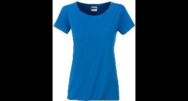 James and Nicholson Dames/dames Basic Organic Katoenen T-Shirt (Kobalt)