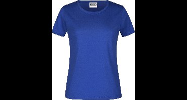 James And Nicholson Dames/dames Ronde Hals Basic T-Shirt (Donker Koninklijk)