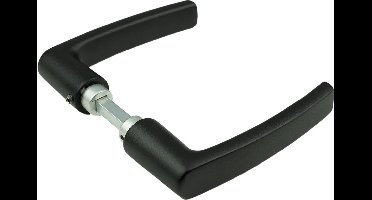 AMI deurkrukken 332 blokmodel - deurdikte 38/42mm - zwart - 739000