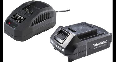 startset 3 18 Volt Lithium-ion: Accu 2,0 Ah A2AH18 + Snellader 2,4 A ALG240 met 60 min laadtijd