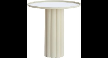 Light & Living - Bijzettafel ROSARIO - Ø51x50cm - Wit