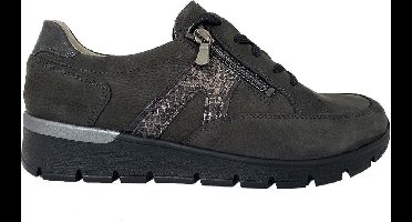 Waldlaufer - 626001 K-Ramona - Dames veterschoenen - Kleur: Grijs - Maat: 37.5