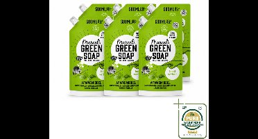 6 x Marcel's Green Soap - Navulling - Afwasmiddel - Basilicum & Vetiver Gras - Plantaardig & duurzaam - 500 ml - Afwasmiddel Basilicum Vetiver - Navulverpakking Afwasmiddel - Plantaardig Afwasmiddel - Duurzaam Afwasmiddel - Afwasmiddel 500 Ml