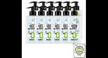 12 x Marcel's Green Soap - Handzeep 0% - Zachte verzorging - 250 ml - Wasstrips - Handzeep 0% - Gevoelige Huid - Milde Reiniging - Plantaardige Glycerine - Allergie Vrij