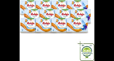 12 x Robijn - Stralend Wit - 3-in-1 Wascapsules - Houdt Langdurig Wit - 40 Wascapsules - Grootverpakking - Vaatwasstrips - Wit Was - Wascapsules - Wasverzorging - Wasgeur - Wasroutine
