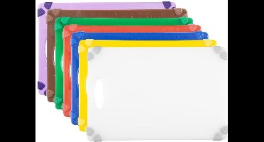 Hygiplas Commercieel Grip Snijplankenset 458X306X12mm (Verpakking 7)