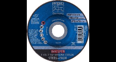 PFERD TOOLS AFBR.SCH. E 115-7 SGP WHISPER STEELOX