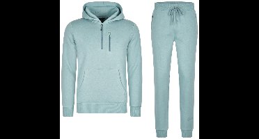 Mario Russo Trainingspak Achilles - Huispak - Joggingpak - Hoodie - Stone Blue - XL