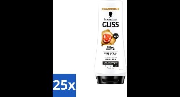 25 x Gliss - Hair Repair - Conditioner voor Totaal Herstel - 200 ml - Voordeelverpakking - 25 stuks