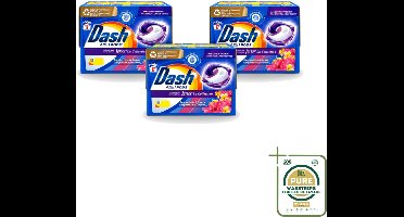 3 x Dash - Lenor Collectie - Wasmiddel Capsules - All-in-1 Pods - Witte en Gekleurde Was - Gemberlelie & Guava - 17 Wasbeurten - Wasstrips - Wasmiddel Capsules - Wasmiddel Pod - Wasmiddel Wit - Wasmiddel Gekleurd - Wasmiddel Frisheid
