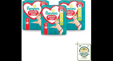 3 x Pampers – Luierbroekjes – Baby Dry Pants Maat 4 – 25 Luiers - Wasstrips - Baby Luier - Droge Luier - Luier Voor Baby - Luier Maat 4 - Luier Voor 9-14 Kg