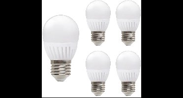 Kobi Premium LED Lamp E27 - 9W - 900lm - 4000K Neutraal Wit - 230V - Ø45mm - Voor Woonkamer, Hal of Plafondarmatuur - 5 stuks