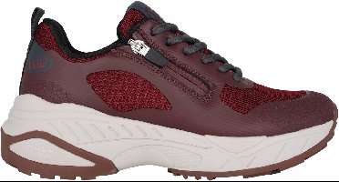 Waldläufer H Pepper - dames sneaker - Rood - maat 37 (EU) 4 (UK)