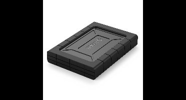 Orico - Schokbestendige USB 3.0 harde schijf behuizing 2.5 inch - HDD/SSD - Siliconen beschermhoes - UASP - 5Gbps - Incl. USB 3.0 datakabel - Zwart