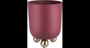 Present Time - Bloempot Estilo Medium - Bordeauxrood
