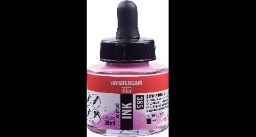 Amsterdam Acrylic Inkt Fles 30 ml Quinacridoneroze Licht 385