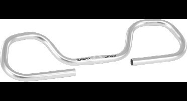 Ergotec Contest Lady 33 Mm 0º Grip 130 Mm Stuur Zilver 25.4 mm / 550 mm