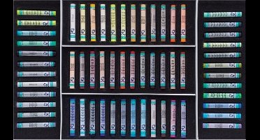 Soft pastel set 60 kleuren softpastels "landschap" pastelkrijt