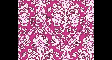 BAROK BEHANG | Klassiek - metallic lila wit - A.S. Création Flock 4