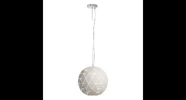 Deko-Light Pendant lamp, Asterope round 400, bulb(s) not included, constant voltage, 220-240V AC/50-60Hz, number of bases: 1, E27, 1x max. 60,00 W, metal, matt white, IP20
