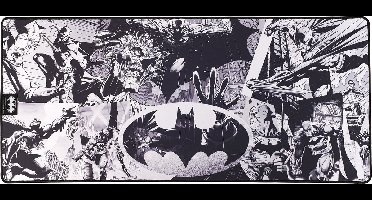 Subsonic XXL Mouse Pad – DC Comics Batman – Gaming Muismat 90x40 cm – Antislip Bureaumat met Gestikte Randen & Waterafstotend Oppervlak