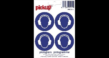 Mini picto's 4,7 cm 4 per vel - Oorbescherming dragen