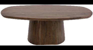 Giga Meubel Salontafel Central - Bruin Hout - 135x70x35cm