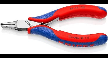 Thijox - KNIPEX Elektronica Voorsnijtang 120mm - Precisietang voor Printplaten - Meer-componenten Greep - Snijhoek 35° - Professionele Elektronica Ger
