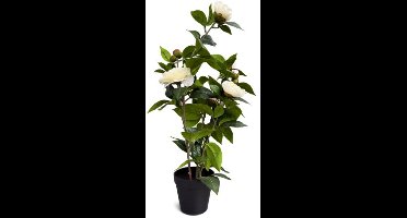 Roos wit in pot H 60 cm kunstplant Oosterik Home