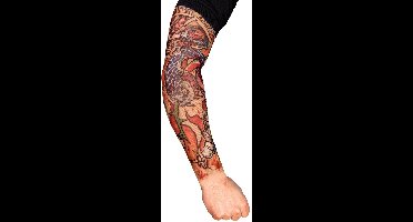 Player Tattoo Skin Mouw - Carnaval Halloween Kostuum