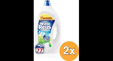 Witte Reus - Wasmiddel Gel 77 Wasbeurten - 2 x 3,465 liter - Voordeelverpakking