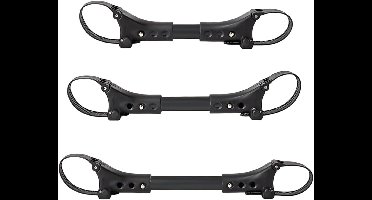 SnelShoppen - Pram Connectors Set van 3 - Verbindingshaken voor Kinderwagens - Veilig en Handig voor Dubbele Kinderwagens - Perfect voor Winkelen en R