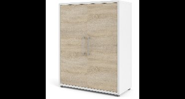 Giga Living Boekenkast Prima - Wit - 90x110x45cm