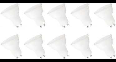 Spectrum LED Lamp GU10 7.5W - 230V - 590 Lumen - 4000K Neutraal Wit - Natuurlijk licht - Energiezuinig - 10 stuks